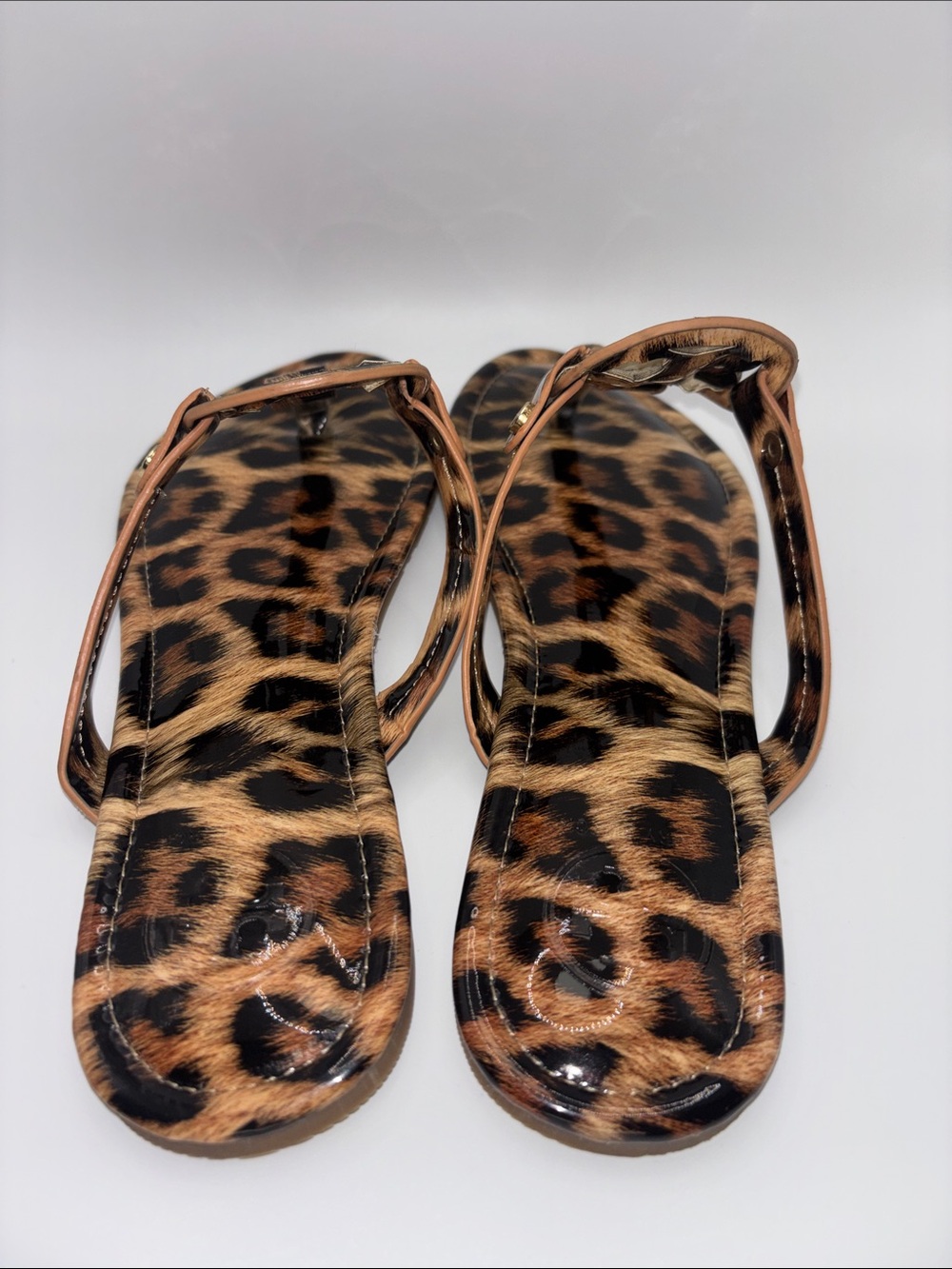 Tory Burch Leopard Print Thong Sandals - Picture 4 of 8